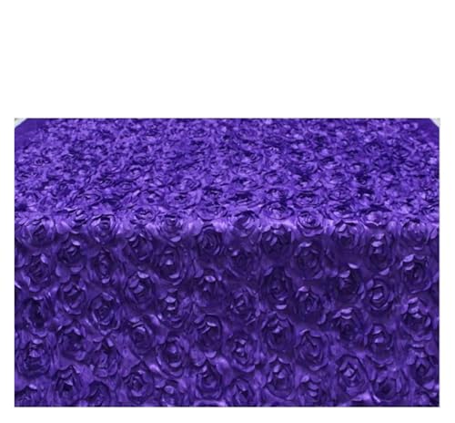 YZDKR 1,4 m Breite, romantischer Teppich mit weißem Rosenblütenblatt, Gangläufer for Hochzeitshintergrund, Mittelstücke, Gastgeschenke, Party-Dekoration für Hochzeiten, Feiern, etc(Color 4) von YZDKR