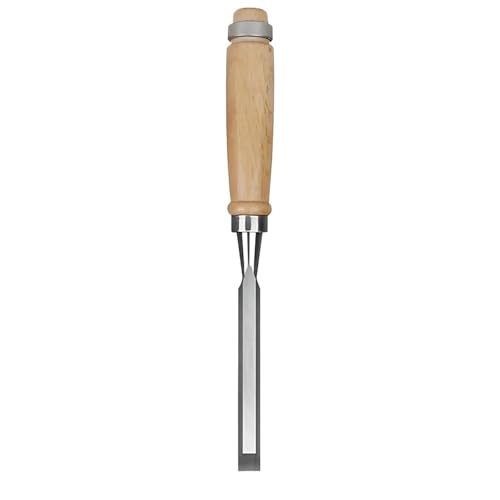 YZDKR 1/5-teiliges Holzmeißel-Set, scharfer Chrom-Vanadium-Stahl, Holzschnitzmeißel mit Buchengriffen, ergonomische Holzschnitzwerkzeuge für Schnitzerei, Holzbearbeitung, Tischlerei(1pc 6mm) von YZDKR