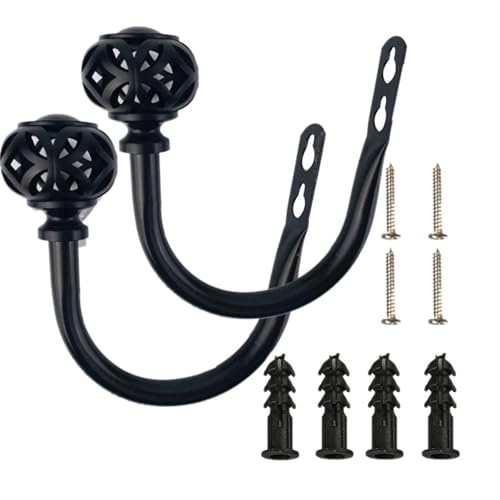 YZDKR 1 Paar Metall Vorhang Haken Retro Wand Montiert Vorhang Halten Zurück Binden Zurück Wand Haken Quaste Gardinen Halter für Fenster, Türen und Duschvorhänge YZDKR 1 Paar Metall Vorhang Haken Retro Wand Montiert Vorhang Halten Zurück Binden Zurück Wand Haken Quaste Gardinen Halter für Fenster, Türen und Duschvorhänge von YZDKR