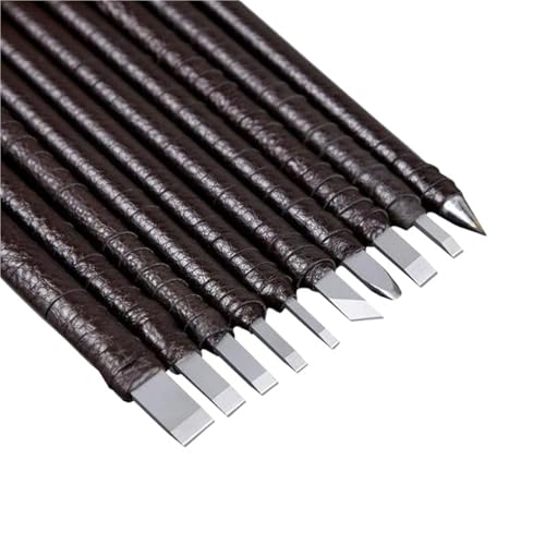 YZDKR 10 stücke Professionelle Wolfram Stahl Stein Carving Handwerkzeuge Set Carving Dateien Messer Meißel Handwerk Werkzeuge Holz Carving Werkzeuge für Schnitzerei, Holzbearbeitung, Tischlerei YZDKR 10 stücke Professionelle Wolfram Stahl Stein Carving Handwerkzeuge Set Carving Dateien Messer Meißel Handwerk Werkzeuge Holz Carving Werkzeuge für Schnitzerei, Holzbearbeitung, Tischlerei von YZDKR