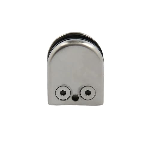 YZDKR 12 Teile/los Glas Klemme Edelstahl Clip Flache Rückseite Halterung for Balustrade 6-12 MM Glas Halter für Balustrade Treppenhandlauf(8-10MM) von YZDKR