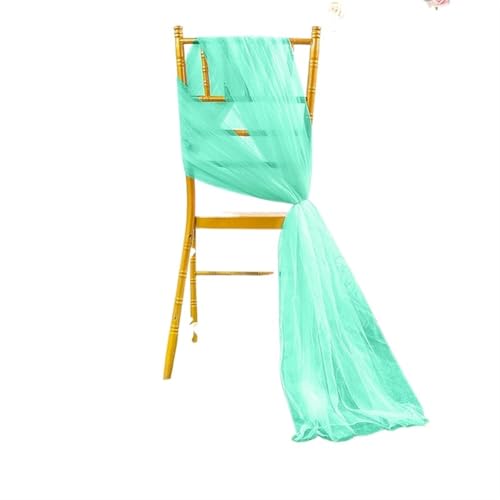 YZDKR 160CM Breite Hochzeitsbogen Drapieren Sheer Vorhang Hochzeit Tüll Chiffon Drapieren Vorhang for Wohnzimmer Hochzeit Party Hintergrund Dekor für Hochzeitshintergrund(Blue1,5 Meters) von YZDKR