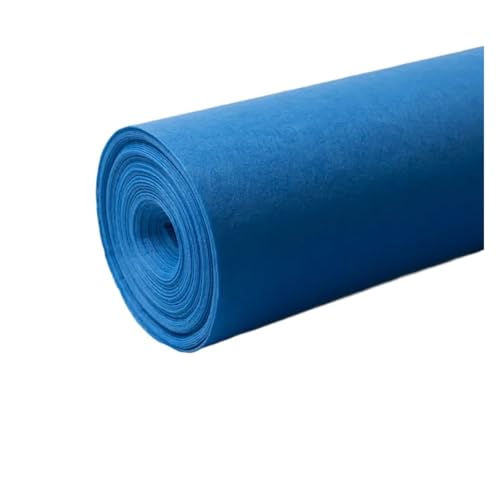 YZDKR 1M/1,2M/1,5M Hochzeit Vlies Outdoor Korridor Läufer Teppich Dekoration Hochzeit Zeremonie Party für Hochzeiten, Feiern, etc(Sky Blue,1.2MX2M) von YZDKR