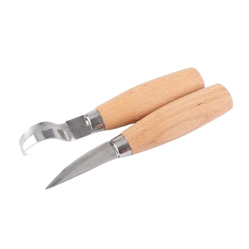 YZDKR 2PCS Nützliche Löffel Carving Holz Carving Hand Meißel Holz Carving Hand Werkzeuge Löffel Holz Carving Messer Holzschnitzerei Werkzeug für Schnitzerei, Holzbearbeitung, Tischlerei YZDKR 2PCS Nützliche Löffel Carving Holz Carving Hand Meißel Holz Carving Hand Werkzeuge Löffel Holz Carving Messer Holzschnitzerei Werkzeug für Schnitzerei, Holzbearbeitung, Tischlerei von YZDKR