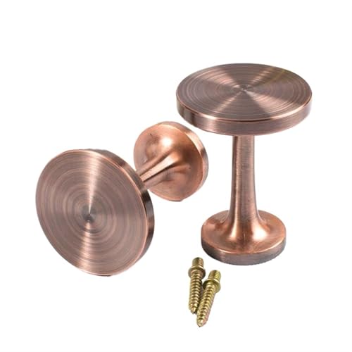 YZDKR 2Pcs Vorhänge Wand Haken Halter Vorhang Zubehör Halten Zurück Wand Aufhänger Rack Haken Tür Hängen Hause Dekoration für Fenster, Türen und Duschvorhänge(Red) von YZDKR