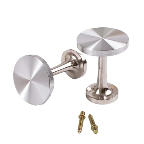 YZDKR 2Pcs Vorhänge Wand Haken Halter Vorhang Zubehör Halten Zurück Wand Aufhänger Rack Haken Tür Hängen Hause Dekoration für Fenster, Türen und Duschvorhänge(Silver) von YZDKR