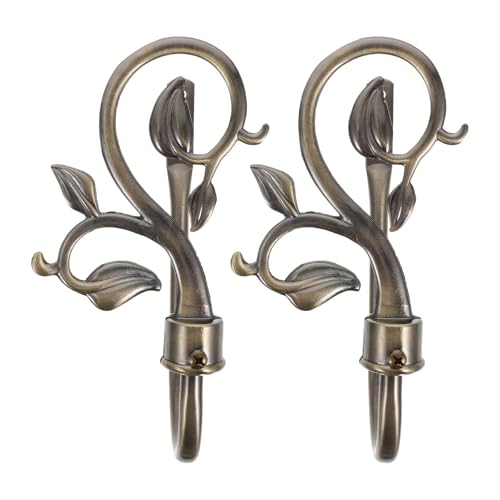 YZDKR 2Pcs Vorhang Krawatte Zurück Halter Haken Schlafzimmer Wohnzimmer Vorhang Dekoration Zubehör Halten Zurück Wand Vorhang Haken für Fenster, Türen und Duschvorhänge YZDKR 2Pcs Vorhang Krawatte Zurück Halter Haken Schlafzimmer Wohnzimmer Vorhang Dekoration Zubehör Halten Zurück Wand Vorhang Haken für Fenster, Türen und Duschvorhänge von YZDKR