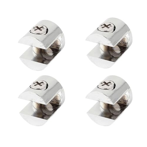 YZDKR 4PCS Verdicken Glas Halterung Befestigt Klemme Einstellbare Schraube Glatte Bücherregal Wein Schrank Regal Unterstützung Platte Klemme 5-8mm für Balustrade Treppenhandlauf YZDKR 4PCS Verdicken Glas Halterung Befestigt Klemme Einstellbare Schraube Glatte Bücherregal Wein Schrank Regal Unterstützung Platte Klemme 5-8mm für Balustrade Treppenhandlauf von YZDKR