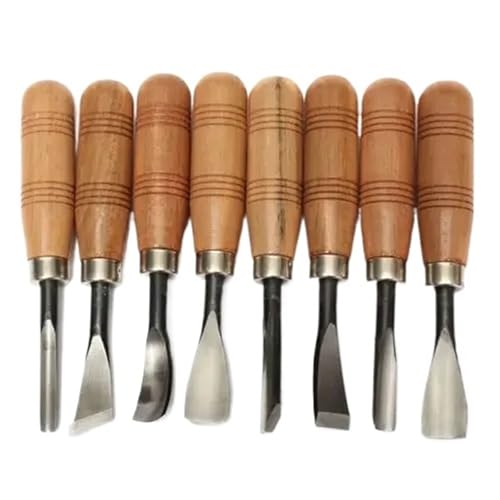 YZDKR 8 Teile/Satz DIY Hand Holz Carving Tools Chip Detail Meißel Set Messer Werkzeug für Schnitzerei, Holzbearbeitung, Tischlerei YZDKR 8 Teile/Satz DIY Hand Holz Carving Tools Chip Detail Meißel Set Messer Werkzeug für Schnitzerei, Holzbearbeitung, Tischlerei von YZDKR