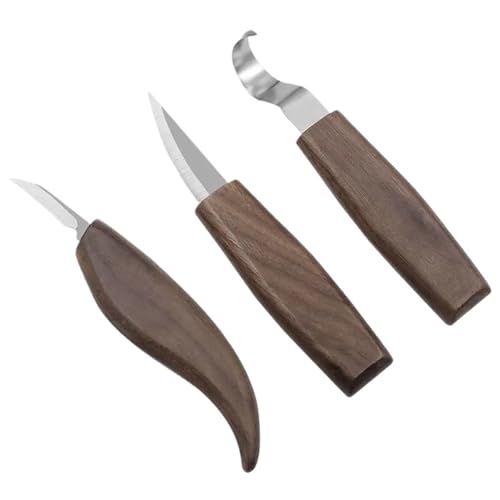 YZDKR Holzschnitzmesser, Meißel, Holzbearbeitungsschneider, Handwerkzeug-Set, Peeling, Holzschnitzerei, skulpturaler Löffel, Schnitzschneider für Schnitzerei, Holzbearbeitung, Tischlerei(Type 1) von YZDKR
