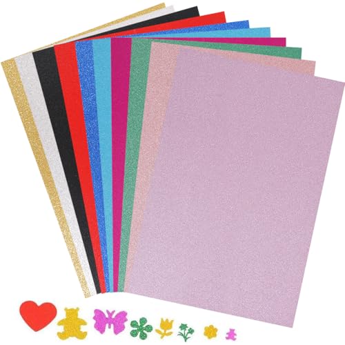 Glitzerpapier zum Basteln, 30 Blatt Glitzer Papier glänzend, A4 Glitter Tonpapier Glitzer Papier Selbstklebende Glitzer-Papier für DIY Handwerk Grußkarten Glitzerpapier zum Basteln, 30 Blatt Glitzer Papier glänzend, A4 Glitter Tonpapier Glitzer Papier Selbstklebende Glitzer-Papier für DIY Handwerk Grußkarten von YZDZSW
