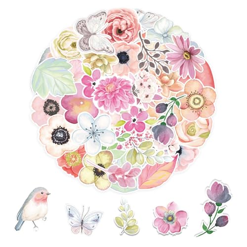 YZROHYI 100 Stück Aufkleber Blumen Sticker Flowers,Prilblumen Aufkleber Selbstklebend,Handy Sticker Blumen Wasserfest,Scrapbooking Stickers Plant,Stickers Aesthetic Journal,Laptop Aufkleber Handyhülle YZROHYI 100 Stück Aufkleber Blumen Sticker Flowers,Prilblumen Aufkleber Selbstklebend,Handy Sticker Blumen Wasserfest,Scrapbooking Stickers Plant,Stickers Aesthetic Journal,Laptop Aufkleber Handyhülle von YZROHYI