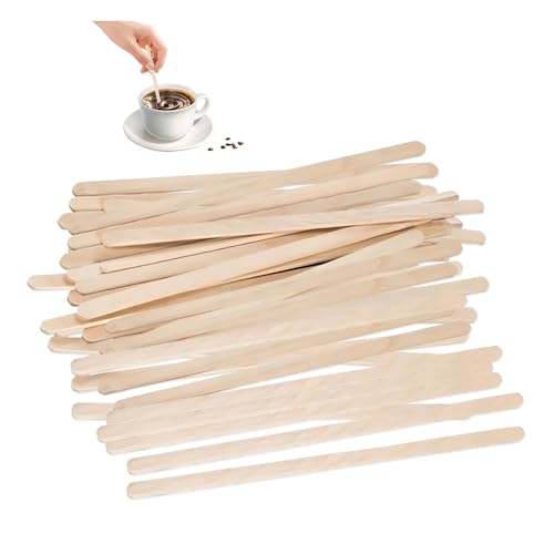 YZROHYI 100 Stück Rührstäbchen Holz 14 cm,Holzstäbchen zum UmrüHren Kaffee Stäbchen,Kaffeerührer Holz,Holzstäbchen Einzeln Verpackt,Kaffeerührstäbchen Lange,Holzstäbchen zum Basteln für Tee Milch Saft YZROHYI 100 Stück Rührstäbchen Holz 14 cm,Holzstäbchen zum UmrüHren Kaffee Stäbchen,Kaffeerührer Holz,Holzstäbchen Einzeln Verpackt,Kaffeerührstäbchen Lange,Holzstäbchen zum Basteln für Tee Milch Saft von YZROHYI
