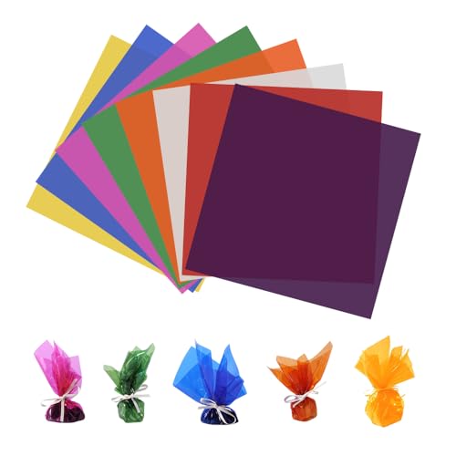YZROHYI 120 Stück Transparent Folie Bunt 31x31 CM,Farbige Zellophanfolie für SüßIgkeiten,Fensterfolie Bunte Cellophanfolie zum Basteln,Farbfolie für Led Lampen,Lampenfolie Farbfilter für DIY YZROHYI 120 Stück Transparent Folie Bunt 31x31 CM,Farbige Zellophanfolie für SüßIgkeiten,Fensterfolie Bunte Cellophanfolie zum Basteln,Farbfolie für Led Lampen,Lampenfolie Farbfilter für DIY von YZROHYI