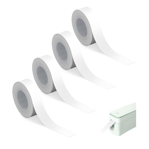 YZROHYI 4 Rollen Etiketten Rollen Selbstklebend 15 mm X 4 m,Thermo Etikettenband Wasserfeste,Etikettendruckpapier,Etikettenbänder,Thermal Label Tape,Etiketten Weiß,Etikettierband Ersatz für Haus,Büro YZROHYI 4 Rollen Etiketten Rollen Selbstklebend 15 mm X 4 m,Thermo Etikettenband Wasserfeste,Etikettendruckpapier,Etikettenbänder,Thermal Label Tape,Etiketten Weiß,Etikettierband Ersatz für Haus,Büro von YZROHYI