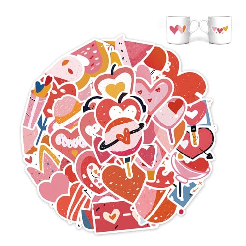 YZROHYI 50 PCS Liebe Sticker Aesthetic,Aufkleber Valentin für Telefon,Love Stickers für Scrapbook,Buch Sticker Romance für Laptop,Fotoalbum Aufkleber für Bullet Journal,Stickers für Wasserflaschen YZROHYI 50 PCS Liebe Sticker Aesthetic,Aufkleber Valentin für Telefon,Love Stickers für Scrapbook,Buch Sticker Romance für Laptop,Fotoalbum Aufkleber für Bullet Journal,Stickers für Wasserflaschen von YZROHYI