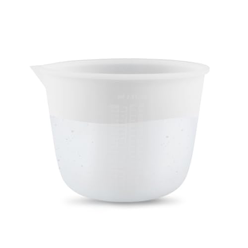 YZROHYI Becher Silikon Messbecher Gießpulver 1000 ml,Gips Gießen Zubehör,Silikonschüssel zum Giessen,Anrührbecher Silikon Mixbecher für Raysin,Epoxidharz Messbecher,Gipsbecher Zum Gießen für DIY von YZROHYI