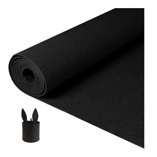YZROHYI Filzmatten zum Zuschneiden 3 mm X 30 cm X 300 cm,Filzrolle Dekoration,Filzteppich Diy,Filzstoff Handwerken,Dicke Filzunterlage zum Filzen,Bezugsstoff Filz zum Basteln,Filzläufer,Bastelfilz von YZROHYI