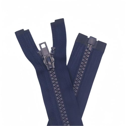 YaHoGa 2 Stück 15 cm Reißverschluss Kunststoff 5mm teilbar Reissverschluss Reißverschluss für Jacken Dunkelblau YaHoGa 2 Stück 15 cm Reißverschluss Kunststoff 5mm teilbar Reissverschluss Reißverschluss für Jacken Dunkelblau von YaHoGa