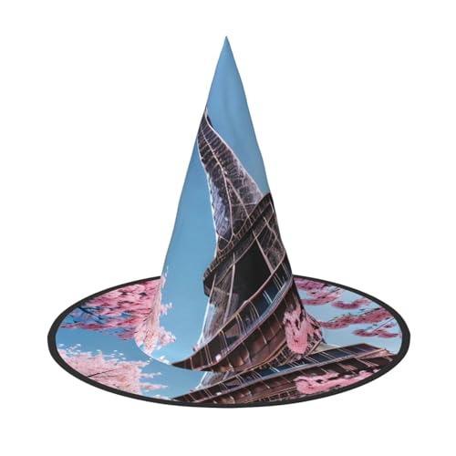 Ölgemälde Paris Eiffelturm Druck hängende Hexenhüte, faltbare Spitzkappe, Kostümzubehör, Kappen, für Halloween-Party, 1 Stück Ölgemälde Paris Eiffelturm Druck hängende Hexenhüte, faltbare Spitzkappe, Kostümzubehör, Kappen, für Halloween-Party, 1 Stück von YaWea