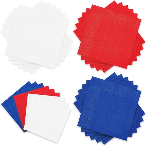 Papierservietten mit amerikanischer Flagge, für Veteranentag, Wahl 4. Juli, Unabhängigkeitstag, Dekoration, 60 Stück Papierservietten mit amerikanischer Flagge, für Veteranentag, Wahl 4. Juli, Unabhängigkeitstag, Dekoration, 60 Stück von YaYuanSun