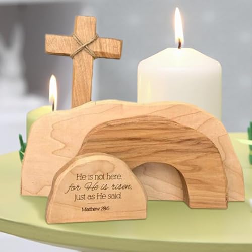 Osterszene Mit Leerem Grab, Osterszene Und Kreuz Aus, Ostergrab-Set, Osterdekoration Aus Für Den Familientisch, Auferstehungsszene Mit Leerem Grab, Christliche Osterdekoration Osterszene Mit Leerem Grab, Osterszene Und Kreuz Aus, Ostergrab-Set, Osterdekoration Aus Für Den Familientisch, Auferstehungsszene Mit Leerem Grab, Christliche Osterdekoration von Yabauuop