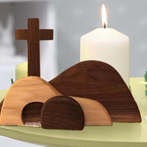 Osterszene Mit Leerem Grab, Osterszene Und Kreuz Aus, Ostergrab-Set, Osterdekoration Aus Für Den Familientisch, Auferstehungsszene Mit Leerem Grab, Christliche Osterdekoration Osterszene Mit Leerem Grab, Osterszene Und Kreuz Aus, Ostergrab-Set, Osterdekoration Aus Für Den Familientisch, Auferstehungsszene Mit Leerem Grab, Christliche Osterdekoration von Yabauuop