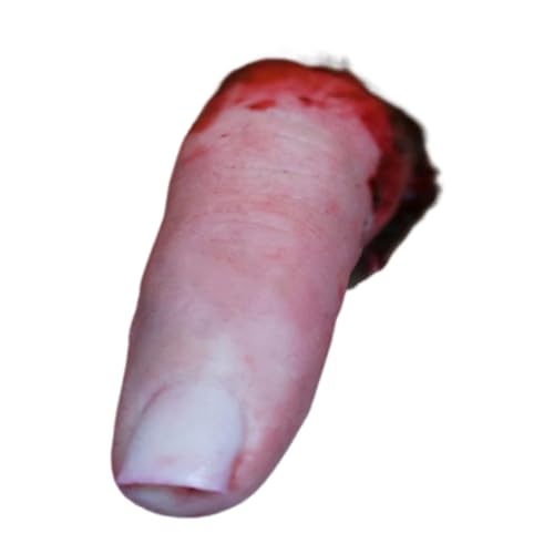 Yabauuop Halloween-Requisite Mit Abgetrennten Fingern – Realistischer Scherzartikel Mit Blutigem Finger, Gruseliger Kunstfinger, Abgetrennte Finger Für Eine Noch Bessere Halloween-Atmosphäre von Yabauuop
