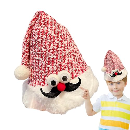 Yabauuop Weihnachts-Nikolausmütze, süße Weihnachtsmütze für Kinder | Niedliche Weihnachtsmütze mit Pailletten, rote Weihnachtsmütze | Unisex-Weihnachtsstoff mit Hirschgeweih, Weihnachtsdekoration für Yabauuop Weihnachts-Nikolausmütze, süße Weihnachtsmütze für Kinder | Niedliche Weihnachtsmütze mit Pailletten, rote Weihnachtsmütze | Unisex-Weihnachtsstoff mit Hirschgeweih, Weihnachtsdekoration für von Yabauuop