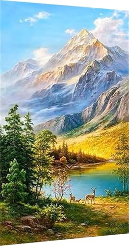 DIY Landschaft Diamond Painting, Diamant Painting Bilder Reh Basteln Erwachsene, Diamond Painting xxl 60x120cm 5D Diamant Art Painting, Diamant Malerei Cross Stitch Set, Schlafzimmer Wanddekor S2-65 DIY Landschaft Diamond Painting, Diamant Painting Bilder Reh Basteln Erwachsene, Diamond Painting xxl 60x120cm 5D Diamant Art Painting, Diamant Malerei Cross Stitch Set, Schlafzimmer Wanddekor S2-65 von Yagagse