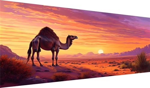 DIY Sonnenuntergang Diamond Painting, Diamant Painting Bilder Kamel Basteln Erwachsene, Diamond Painting xxl 30x60cm 5D Diamant Art Painting, Diamant Malerei Cross Stitch Set für Wanddekor S2-173 DIY Sonnenuntergang Diamond Painting, Diamant Painting Bilder Kamel Basteln Erwachsene, Diamond Painting xxl 30x60cm 5D Diamant Art Painting, Diamant Malerei Cross Stitch Set für Wanddekor S2-173 von Yagagse