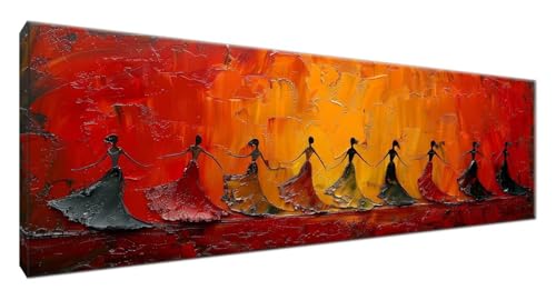 Diamond Painting Ballett, Diamant Painting Bilder Tänzer 5D Full Drill Bastelset Erwachsene Anfänger DIY Strass Kristall Kunst Malerei, Erwachsene Stickerei Kreuzstich, Zimmer Deko 210x70cm G2-207 von Yagagse