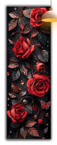 Diamond Painting Blume, Anlage Diamond Painting Erwachsene Bastelset, DIY Vollbohrer Diamant Malerei Basteln Erwachsene Anfänger Kreativ Set für Deko Wohnzimmer, Geschenke für Frauen 120x40cm G2-907 von Yagagse