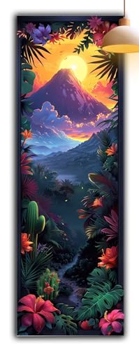 Diamond Painting Erwachsene Berg, Diamond Painting Sonne Full Drill Cross Stickerei Malerei Kits Groß XXL 300 x 100, 5D DIY Diamant Malerei Kreativ Set für Erwachsene Anfänger,Deko Schlafzimmer G2-983 von Yagagse