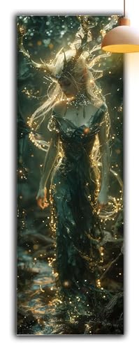 Diamond Painting Erwachsene Fee, Diamond Painting Landschaft Full Drill Cross Stickerei Malerei Kits Groß XXL 210 x 70, 5D DIY Diamant Malerei Kreativ Set für Erwachsene Anfänger, Zimmer Deko G2-920 von Yagagse