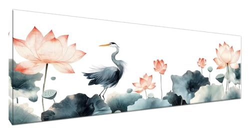 Diamond Painting Erwachsene Kran, Diamond Painting Japan Full Drill Cross Stickerei Malerei Kits Groß XXL 105 x 35, 5D DIY Diamant Malerei Kreativ Set für Erwachsene Anfänger, Deko Schlafzimmer G2-629 von Yagagse