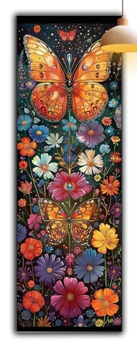 Diamond Painting Erwachsene Schmetterling, Diamond Painting Anlage Full Drill Cross Stickerei Malerei Kits Groß XXL 150 x 50 DIY Diamant Malerei Kreativ Set für Erwachsene Anfänger, Zimmer Deko G2-917 von Yagagse