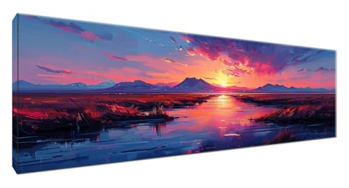 Diamond Painting Erwachsene Sonnenuntergang, Diamond Painting See Full Drill Cross Stickerei Malerei Kits Groß XXL 240x80cm DIY Diamant Malerei Kreativ Set für Erwachsene Anfänger, Zimmer Deko G2-221 Diamond Painting Erwachsene Sonnenuntergang, Diamond Painting See Full Drill Cross Stickerei Malerei Kits Groß XXL 240x80cm DIY Diamant Malerei Kreativ Set für Erwachsene Anfänger, Zimmer Deko G2-221 von Yagagse