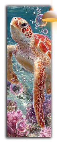 Diamond Painting Erwachsene Tier, Diamond Painting Schildkröte Full Drill Cross Stickerei Malerei Kits Groß XXL 150 x 50, 5D DIY Diamant Malerei Kreativ Set für Erwachsene Anfänger, Zimmer Deko G2-941 von Yagagse