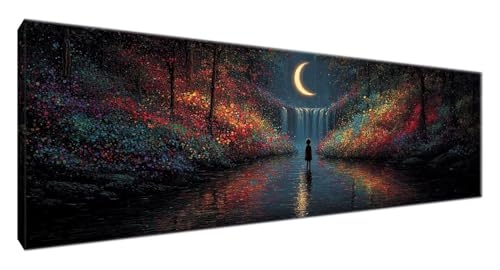 Diamond Painting Fallen, Nacht Diamond Painting Erwachsene Bastelset, DIY Vollbohrer Diamant Malerei Basteln Erwachsene Anfänger Kreativ Set für Wanddeko Wohnzimmer, Geschenke Frauen 300x100cm G2-277 Diamond Painting Fallen, Nacht Diamond Painting Erwachsene Bastelset, DIY Vollbohrer Diamant Malerei Basteln Erwachsene Anfänger Kreativ Set für Wanddeko Wohnzimmer, Geschenke Frauen 300x100cm G2-277 von Yagagse