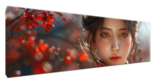 Diamond Painting Japan, Diamant Painting Bilder Frau 5D Full Drill Bastelset Erwachsene Anfänger DIY Strass Kristall Kunst Malerei, Erwachsene Stickerei Kreuzstich, Deko Schlafzimmer 210x70 cm G2-213 Diamond Painting Japan, Diamant Painting Bilder Frau 5D Full Drill Bastelset Erwachsene Anfänger DIY Strass Kristall Kunst Malerei, Erwachsene Stickerei Kreuzstich, Deko Schlafzimmer 210x70 cm G2-213 von Yagagse