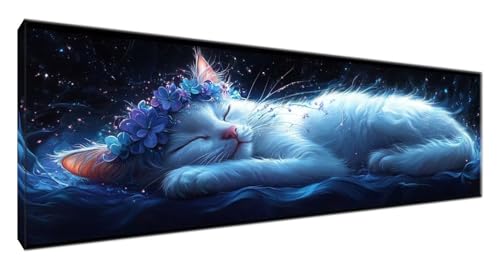 Diamond Painting Katze, Weihnachten Diamond Painting Erwachsene Bastelset, DIY Vollbohrer Diamant Malerei Basteln Erwachsene Anfänger Kreativ Set für Wanddeko Wohnzimmer,Geschenke Frauen 210x70 G2-229 Diamond Painting Katze, Weihnachten Diamond Painting Erwachsene Bastelset, DIY Vollbohrer Diamant Malerei Basteln Erwachsene Anfänger Kreativ Set für Wanddeko Wohnzimmer,Geschenke Frauen 210x70 G2-229 von Yagagse