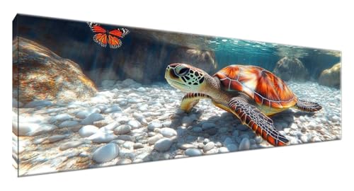 Diamond Painting Niedlich, Diamant Painting Bilder Schildkröte 5D Full Drill Bastelset Erwachsene Anfänger DIY Strass Kristall Kunst Malerei, Erwachsene Stickerei Kreuzstich Wandeko 240x80cm G2-228 Diamond Painting Niedlich, Diamant Painting Bilder Schildkröte 5D Full Drill Bastelset Erwachsene Anfänger DIY Strass Kristall Kunst Malerei, Erwachsene Stickerei Kreuzstich Wandeko 240x80cm G2-228 von Yagagse