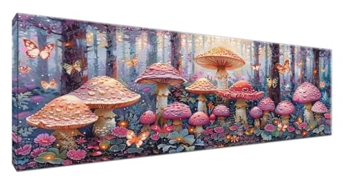 Diamond Painting Pilz, Diamant Painting Bilder Schmetterling 5D Full Drill Bastelset Erwachsene Anfänger DIY Strass Kristall Kunst Malerei, Erwachsene Stickerei Kreuzstich,Zimmer Deko 40x120 cm G2-204 Diamond Painting Pilz, Diamant Painting Bilder Schmetterling 5D Full Drill Bastelset Erwachsene Anfänger DIY Strass Kristall Kunst Malerei, Erwachsene Stickerei Kreuzstich,Zimmer Deko 40x120 cm G2-204 von Yagagse