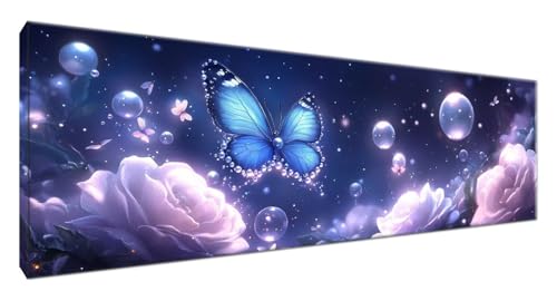 Diamond Painting Rose, Schmetterling Diamond Painting Erwachsene Bastelset, DIY Vollbohrer Diamant Malerei Basteln Erwachsene Anfänger Kreativ Set für Wanddeko Wohnzimmer 100x300 cm Geschenke G2-232 Diamond Painting Rose, Schmetterling Diamond Painting Erwachsene Bastelset, DIY Vollbohrer Diamant Malerei Basteln Erwachsene Anfänger Kreativ Set für Wanddeko Wohnzimmer 100x300 cm Geschenke G2-232 von Yagagse