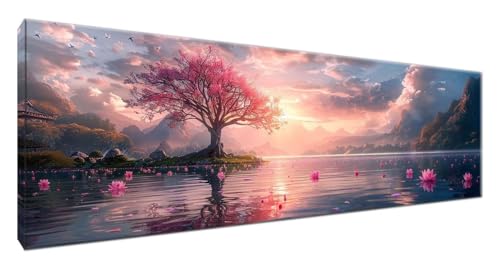 Diamond Painting See, Kirschblüten Diamond Painting Erwachsene Bastelset, DIY Vollbohrer Diamant Malerei Basteln Erwachsene Anfänger Kreativ Set für Wanddeko Wohnzimmer 240x80 cm Geschenke G2-199 Diamond Painting See, Kirschblüten Diamond Painting Erwachsene Bastelset, DIY Vollbohrer Diamant Malerei Basteln Erwachsene Anfänger Kreativ Set für Wanddeko Wohnzimmer 240x80 cm Geschenke G2-199 von Yagagse