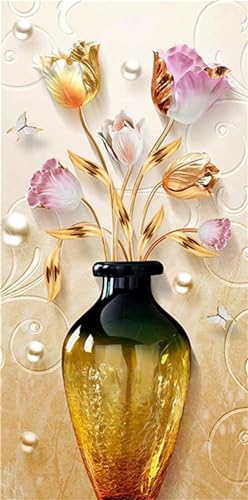 Diamond Painting Set Erwachsene und zubehör, 5D Diamant Painting Bilder Blumen Vase, DIY Diamant Crystal Arts, Cross Stickerei Malen nach Zahlen Kits Weihnachten Home Wand Décor 30x60cm HI-1911 Diamond Painting Set Erwachsene und zubehör, 5D Diamant Painting Bilder Blumen Vase, DIY Diamant Crystal Arts, Cross Stickerei Malen nach Zahlen Kits Weihnachten Home Wand Décor 30x60cm HI-1911 von Yagagse