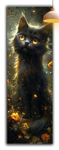 Diamond Painting Tier, Katze Diamond Painting Erwachsene Bastelset, DIY Vollbohrer Diamant Malerei Basteln Erwachsene Anfänger Kreativ Set für Wanddeko Wohnzimmer, Geschenke für Frauen 120x40cm G2-952 von Yagagse