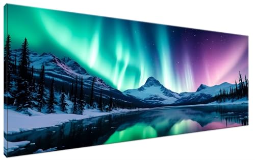 Malen Nach Zahlen Erwachsene Nordlicht DIY Bastelset Erwachsene Frauen Malen Nach Zahlen Groß XXL 60x120cm Handgemalt Ölgemälde Kit für Anfänger, Malen Nach Zahlen Landschaft Deko Wohnzimmer G3-415 Malen Nach Zahlen Erwachsene Nordlicht DIY Bastelset Erwachsene Frauen Malen Nach Zahlen Groß XXL 60x120cm Handgemalt Ölgemälde Kit für Anfänger, Malen Nach Zahlen Landschaft Deko Wohnzimmer G3-415 von Yagagse