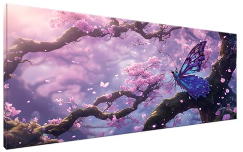 Schmetterling Malen Nach Zahlen Erwachsene Zweige Malen Nach Zahlen XXL 40x90cm Komplettset ohne Rahmen DIY Bastelset Erwachsene Frauen Malen Nach Zahlen Leinwand Bild für Anfänger und Kinder G3-27 Schmetterling Malen Nach Zahlen Erwachsene Zweige Malen Nach Zahlen XXL 40x90cm Komplettset ohne Rahmen DIY Bastelset Erwachsene Frauen Malen Nach Zahlen Leinwand Bild für Anfänger und Kinder G3-27 von Yagagse